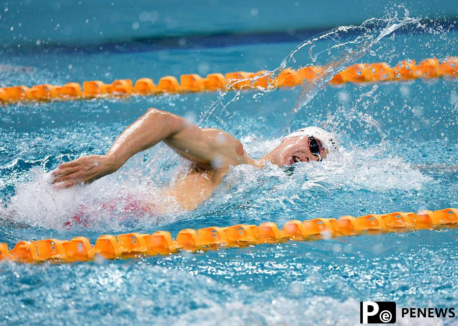 Sun Yang makes a splash with silver at National Spring Swimming Championships