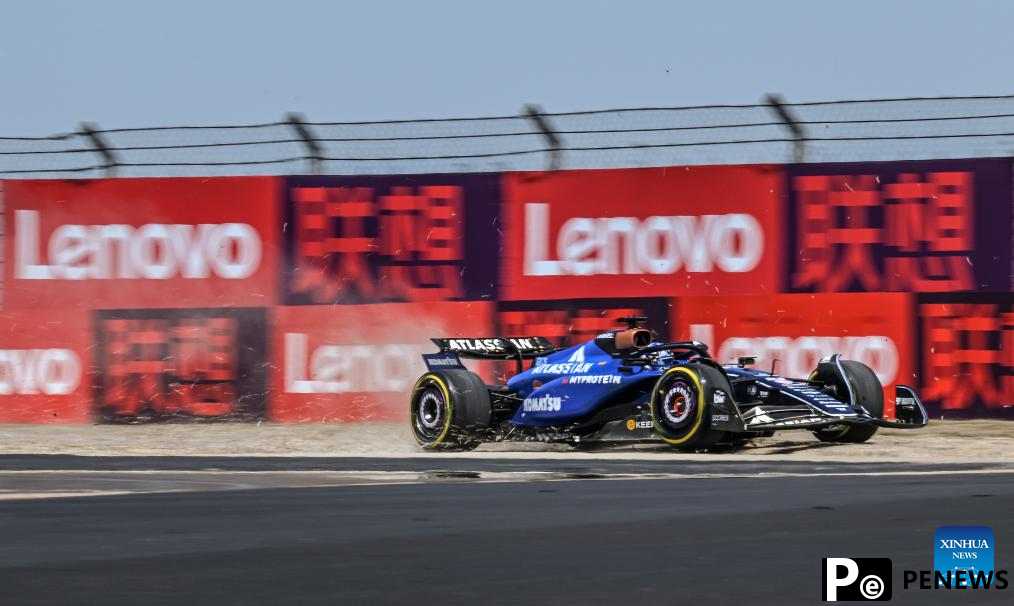 First practice session of Formula 1 Chinese Grand Prix held in Shanghai