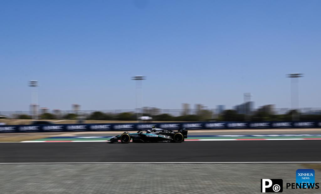 First practice session of Formula 1 Chinese Grand Prix held in Shanghai