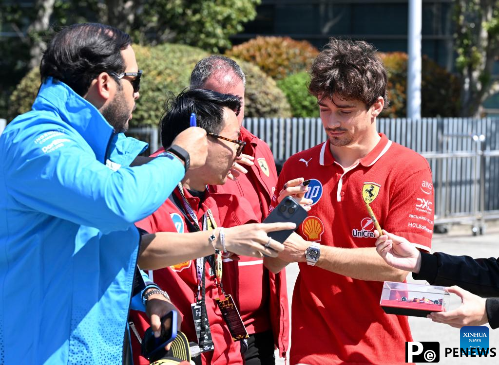 First practice session of Formula 1 Chinese Grand Prix held in Shanghai