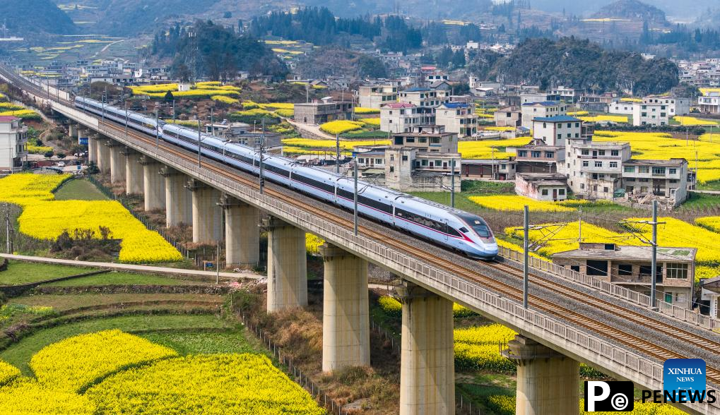 Spring scenery of Puding County, SW China
