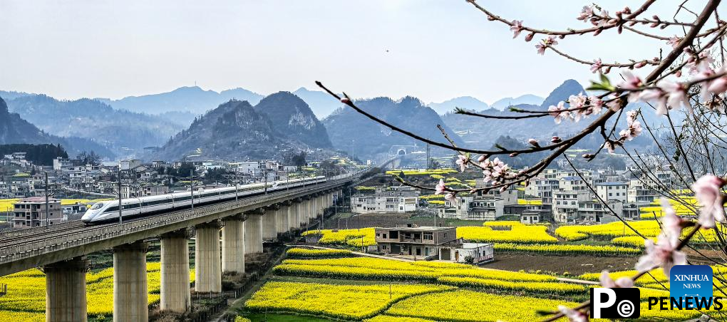 Spring scenery of Puding County, SW China