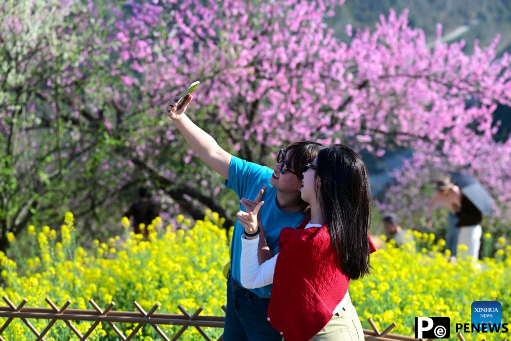 Spring scenery in Shexian County, China