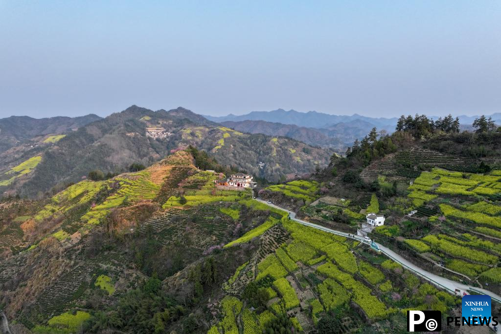 Spring scenery in Shexian County, China