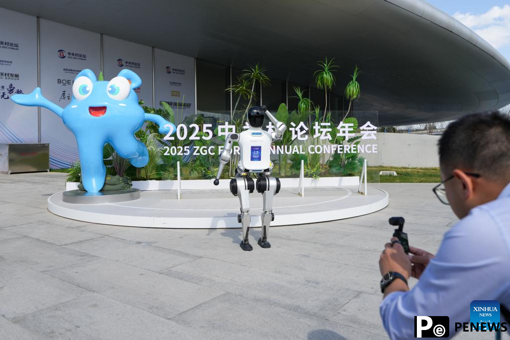 Humanoid robots shine at 2025 Zhongguancun Forum