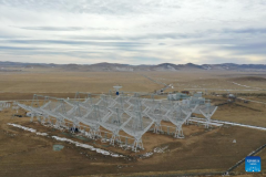 View of Ming'antu observing station in China's Inner Mongolia
