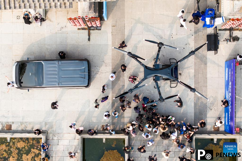 XPENG flying car completes trial flight in central China