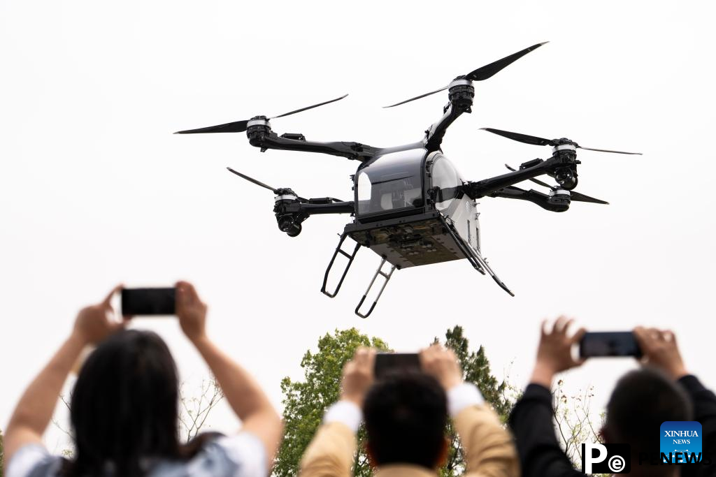 XPENG flying car completes trial flight in central China