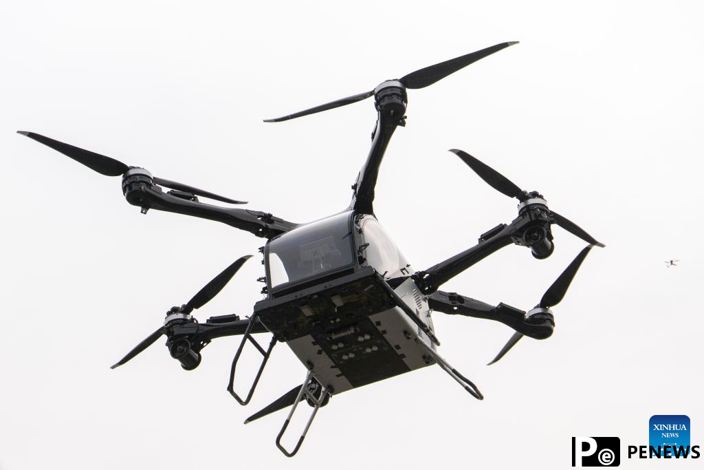 XPENG flying car completes trial flight in central China