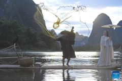 A glimpse of breathtaking landscape in Guilin, S China's Guangxi