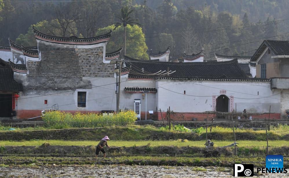 View of traditional ancient dwellings in China