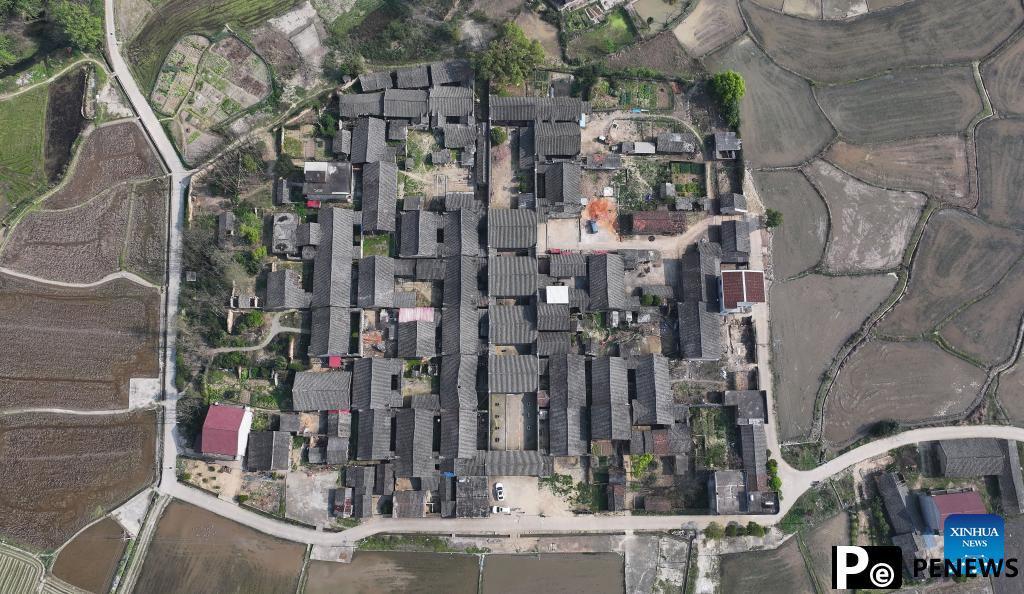 View of traditional ancient dwellings in China