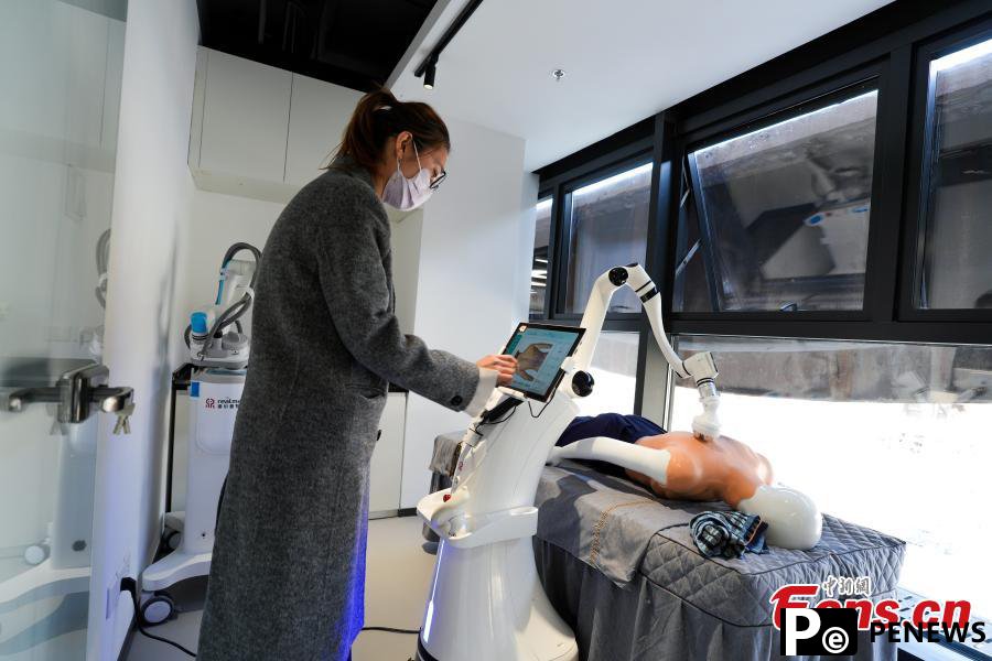A close look at humanoid robot innovation center in Beijing