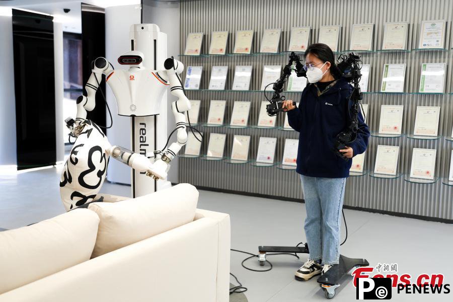 A close look at humanoid robot innovation center in Beijing