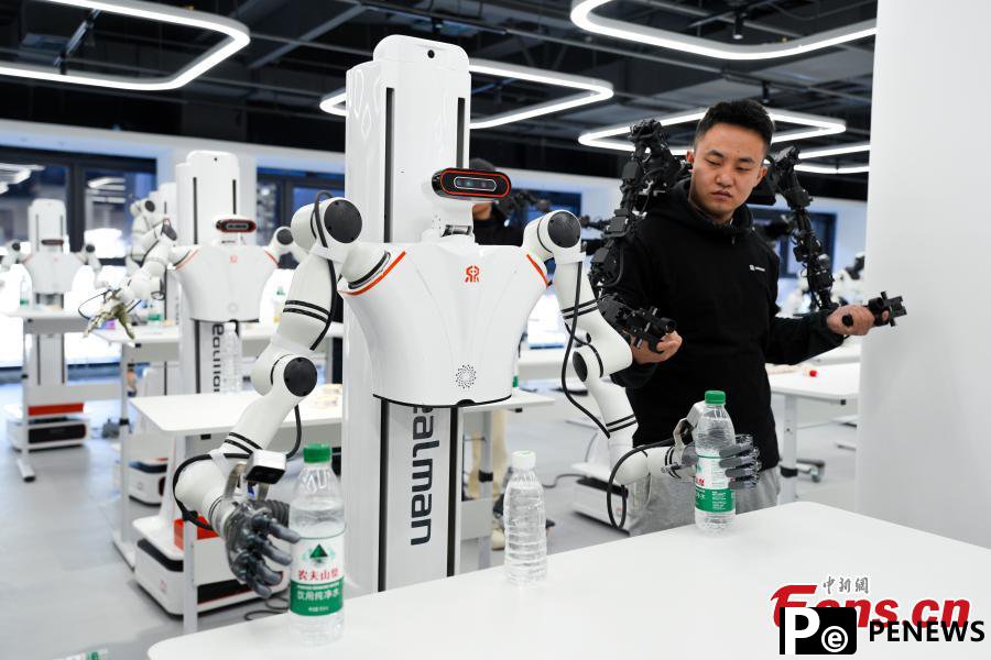 A close look at humanoid robot innovation center in Beijing