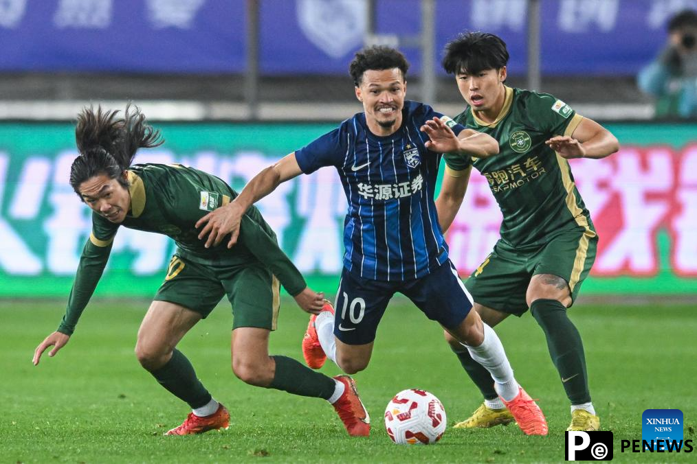 2025 season CSL match: Wuhan Three Towns FC vs. Zhejiang Greentown FC