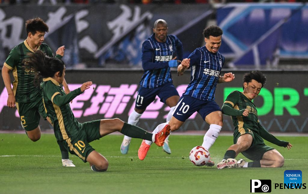 2025 season CSL match: Wuhan Three Towns FC vs. Zhejiang Greentown FC