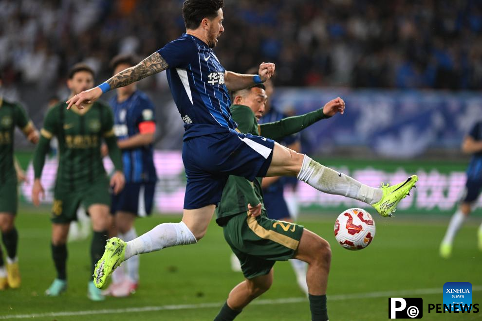2025 season CSL match: Wuhan Three Towns FC vs. Zhejiang Greentown FC
