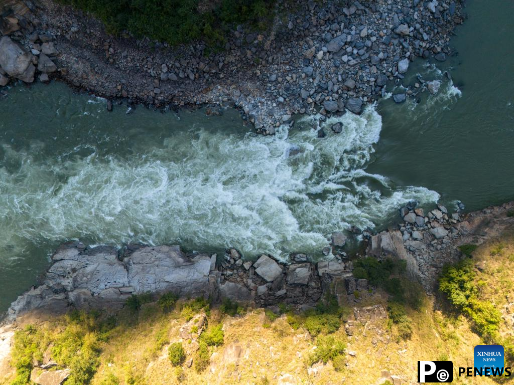 View of Nujiang River in China