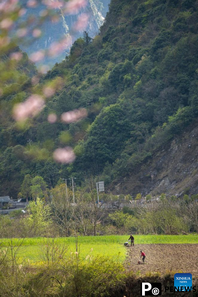 View of Nujiang River in China