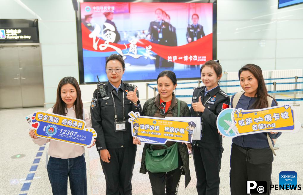 New direct air route links China