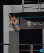 China's Chen Yuxi wins women 10m platform gold at Diving World Cup