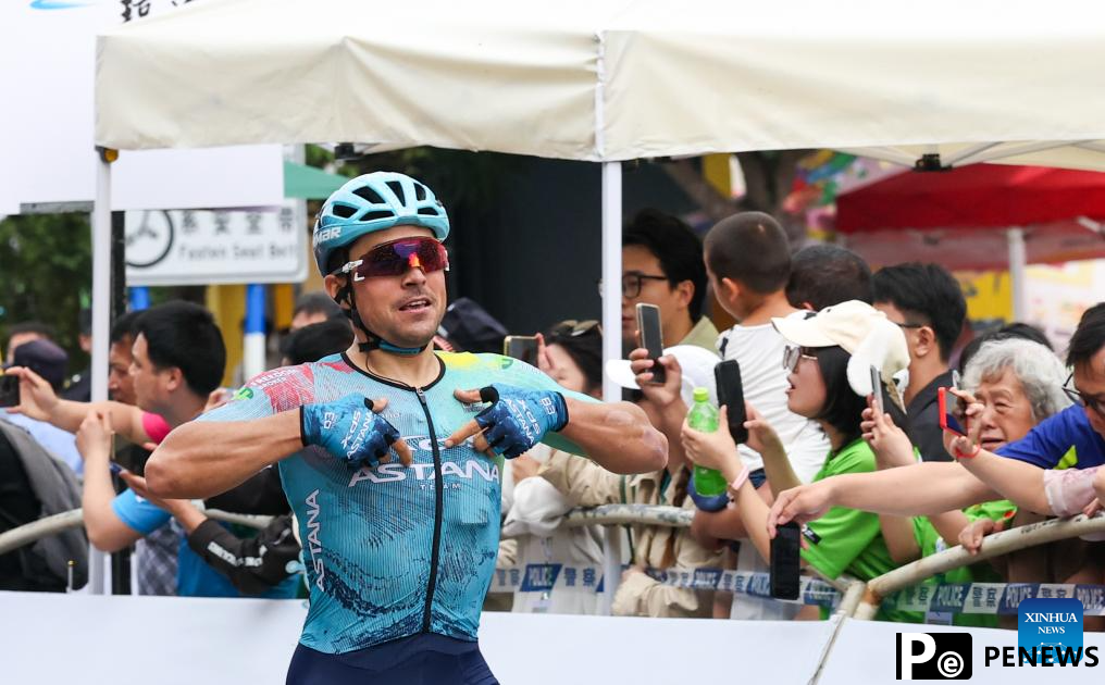 Highlights of 16th Tour of Hainan cycling race in Qionghai