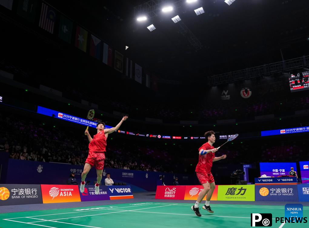 In pics: Badminton Asia Championships 2025 in China