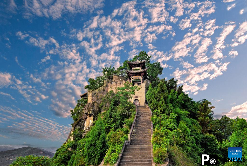 Scenery of Yunyang Geopark in China