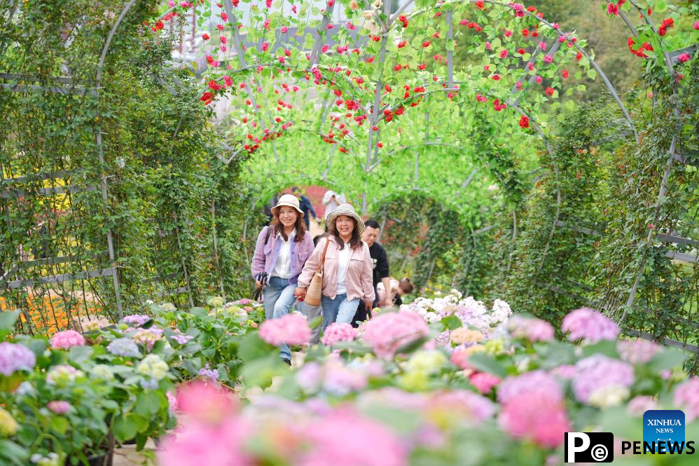 People enjoy Qingming holiday in China