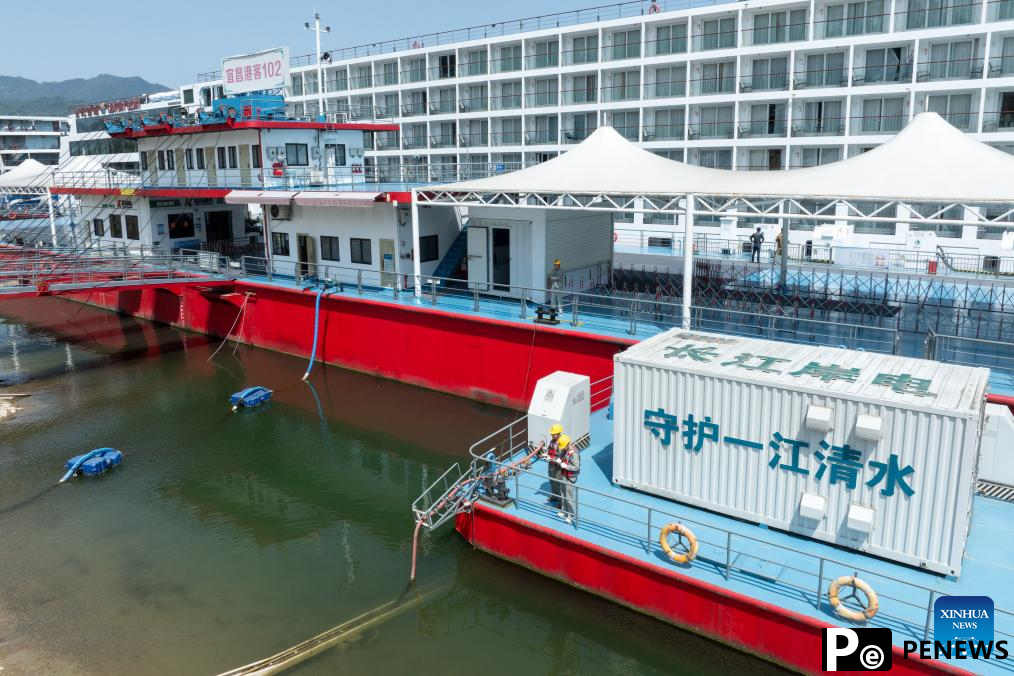 Yichang advances green shipping with use of shore power