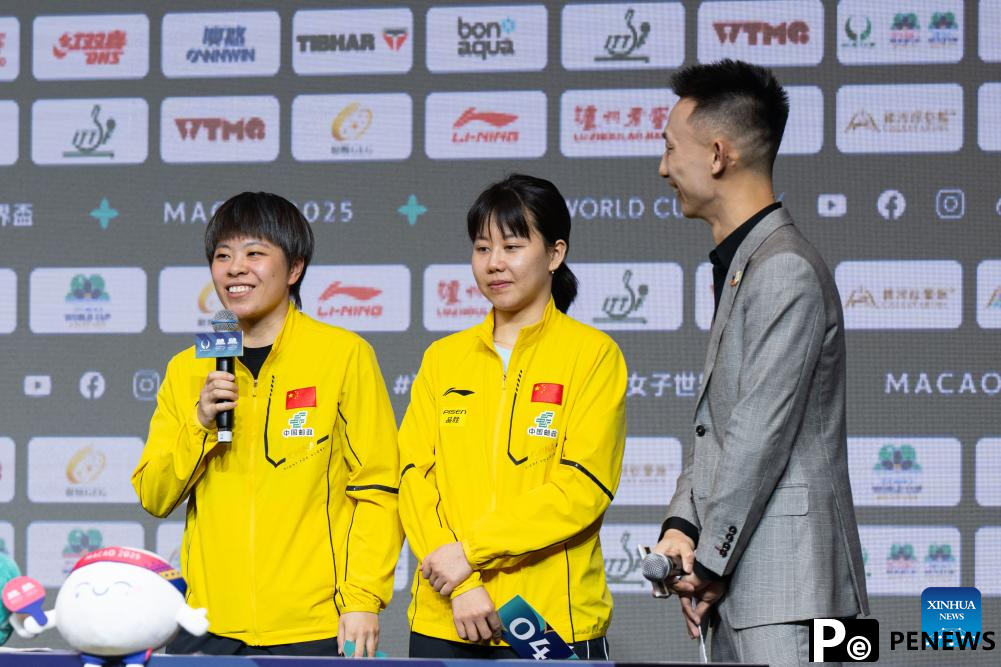 In pics: drawing ceremony of ITTF Men