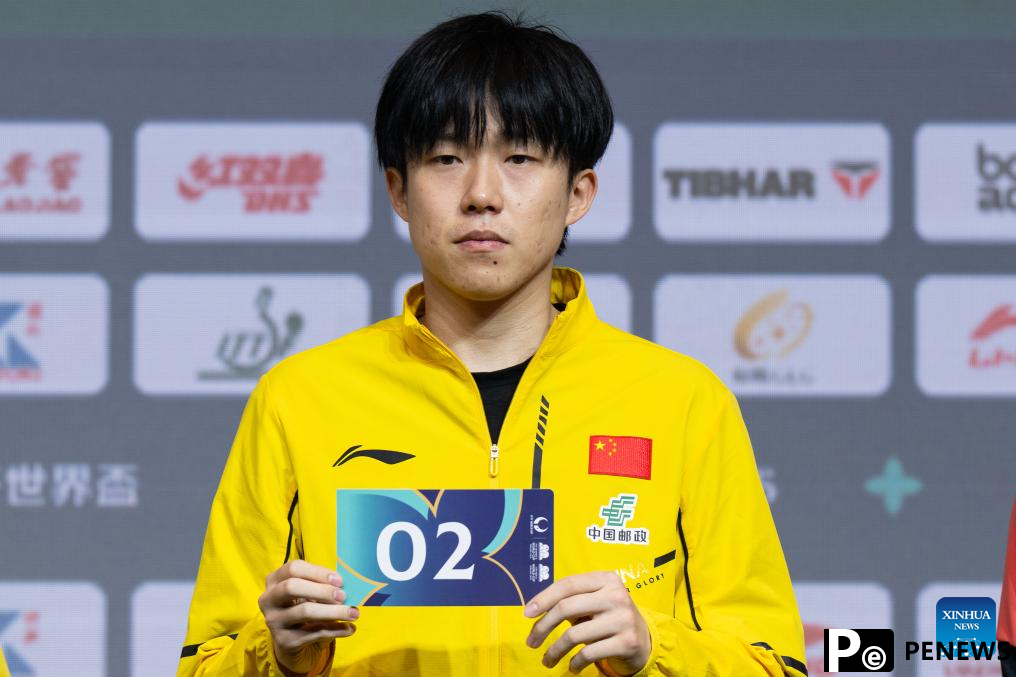 In pics: drawing ceremony of ITTF Men
