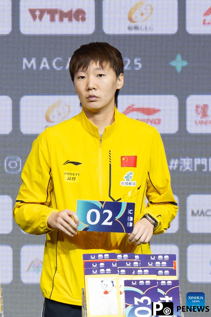 In pics: drawing ceremony of ITTF Men