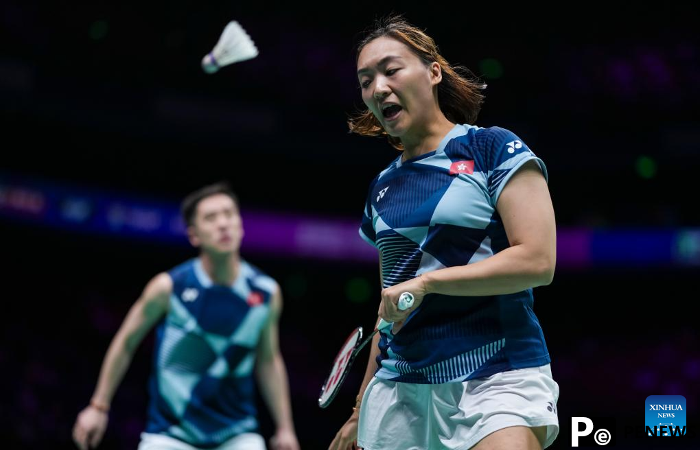 Highlights of mixed doubles event at Badminton Asia Championships 2025
