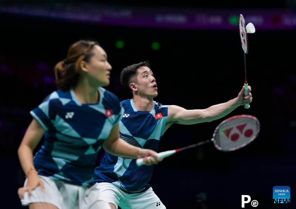 Highlights of mixed doubles event at Badminton Asia Championships 2025
