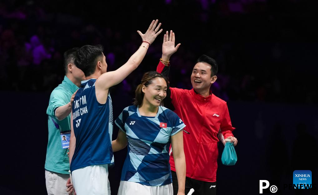 Highlights of mixed doubles event at Badminton Asia Championships 2025