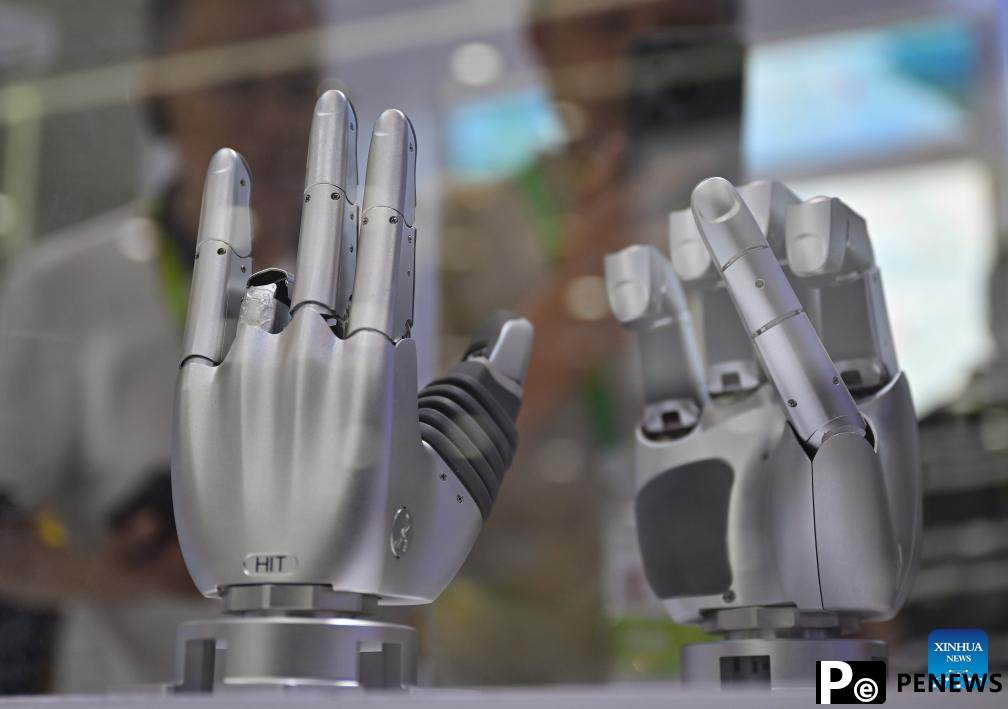 edge robots displayed at 5th CICPE in Haikou, China