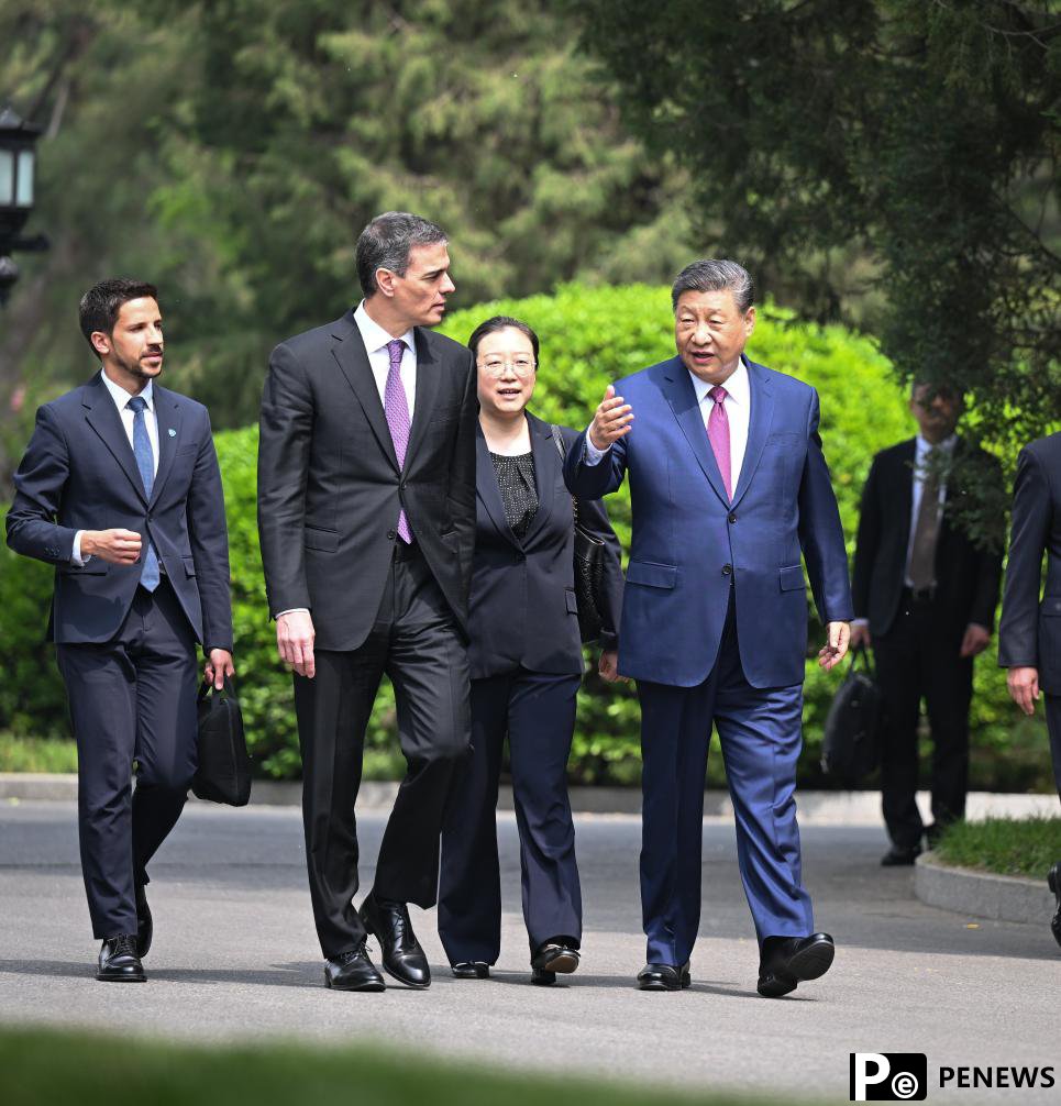 Chinese, Spanish leaders pledge to enhance ties, safeguard free trade