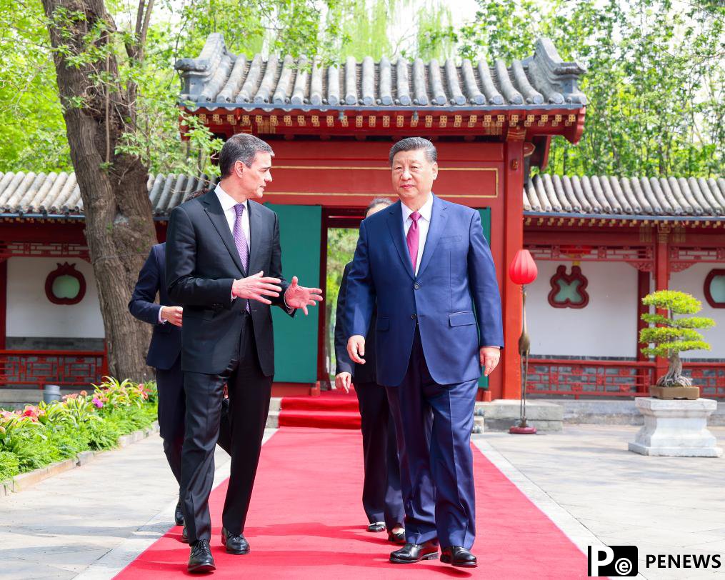 Chinese, Spanish leaders pledge to enhance ties, safeguard free trade