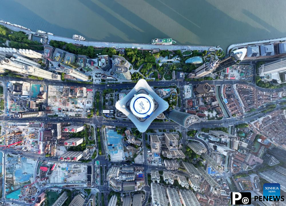 Observation deck atop Shanghai