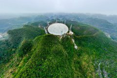 Karst landscape, FAST telescope highlight charms of mountainous Pingtang county