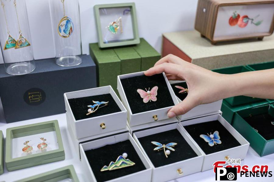 Product featuring intangible cultural heritage showcased at ongoing CICPE