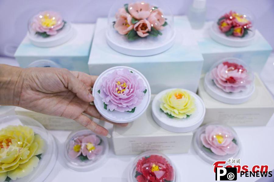 Product featuring intangible cultural heritage showcased at ongoing CICPE
