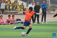 In pics: U13 girls' football team of Artux City in China's Xinjiang