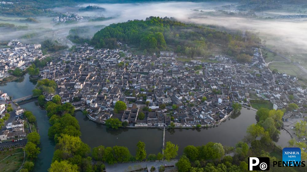 Scenery of Hongcun Village in China