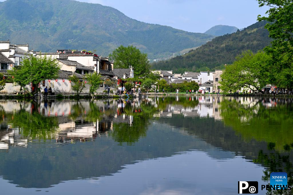 Scenery of Hongcun Village in China