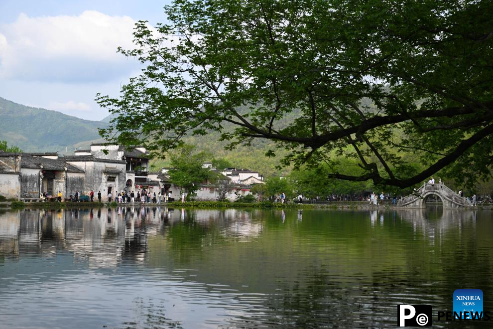 Scenery of Hongcun Village in China