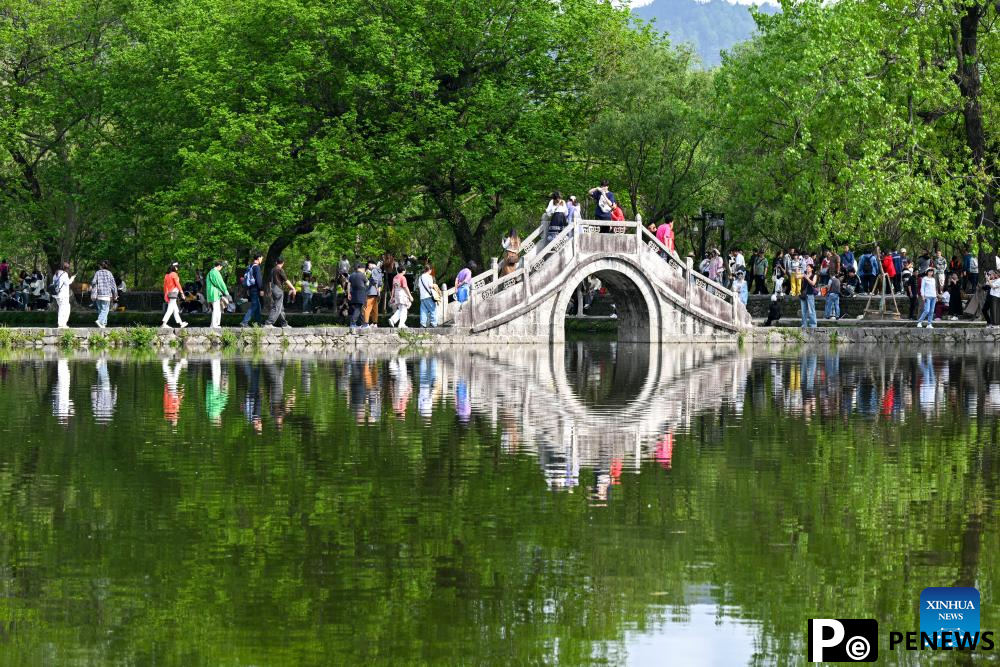Scenery of Hongcun Village in China