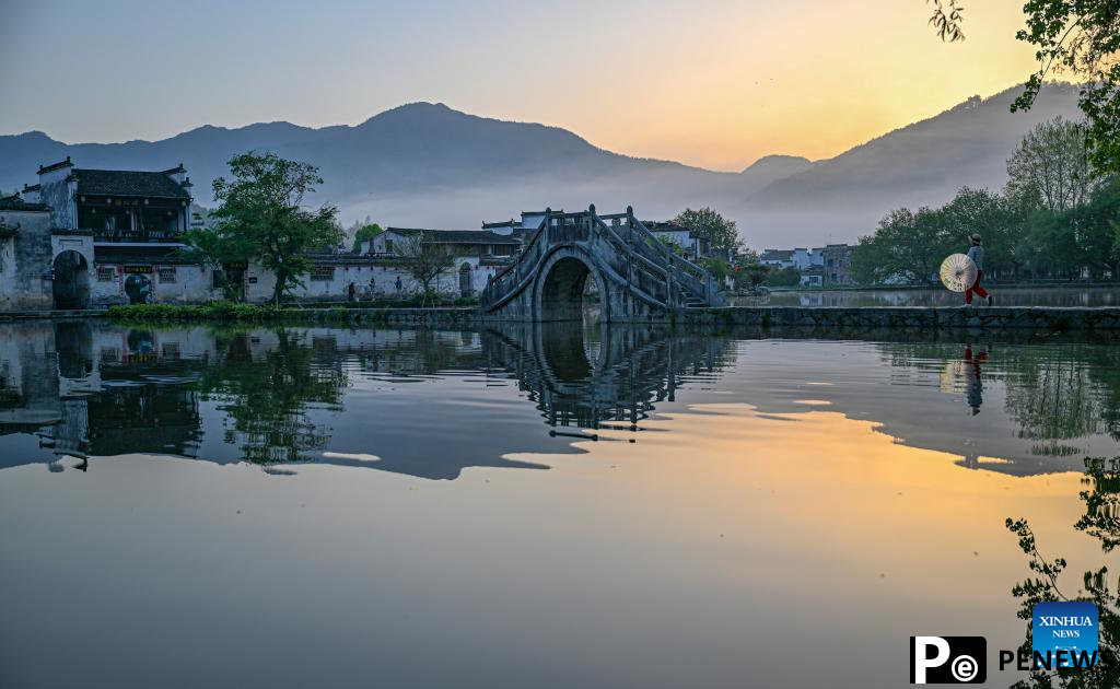 Scenery of Hongcun Village in China